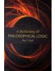 A Dictionary of Philosophical Logic - 9780748625598-thumb