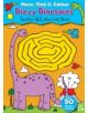 Maze Find and Colour Book - Dizzy Dinosaurs - 9780755407880-thumb