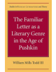 The Familiar Letter as a Literary Genre in the Age of Pushkin - 9780810117112-thumb