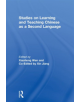 Studies on Learning and Teaching Chinese as a Second Language - 9780815382324-thumb