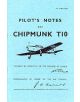 Pilot's Notes for Chipmunk T10 - 9780859790239-thumb