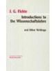 Introductions to the Wissenschaftslehre and Other Writings (1797-1800) - 9780872202399-thumb