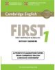 Cambridge English First 1 for Revised Exam from 2015 Student's Book without Answers - 9781107668577-thumb