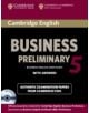 Cambridge English Business 5 Preliminary Self-study Pack (Student's Book with Answers and Audio CD) - 9781107699335-thumb