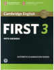 Cambridge English First 3 Student's Book with Answers with Audio - 9781108380782-thumb