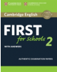 Cambridge English First for Schools 2 Student's Book with answers - 9781316503485-thumb