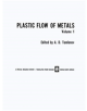 Plastic Flow of Metals - 9781475700725-thumb