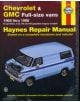 Chevrolet and GMC Full-size Vans (1968-1996) Automotive Repair Manual - 9781563921971-thumb