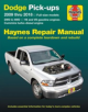 Dodge Pick-Ups 2009 Thru 2018 Haynes Repair Manual - 9781620923429-thumb