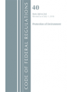 Code of Federal Regulations, Title 40 Protection of the Environment 260-265, Revised as of July 1, 2018 - 9781641431750-thumb