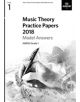 Music Theory Practice Papers 2018 Model Answers, ABRSM Grade 1 - 9781786012036-thumb