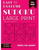 Easy to Extreme Sudoku Large Print (Pink) - 9781786647740-thumb