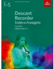 Descant Recorder Scales & Arpeggios, ABRSM Grades 1-5 - 9781848499119-thumb