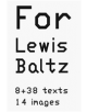 Lewis Baltz: For Lewis Baltz - 9783958295773-thumb