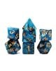 Комплект зарчета за настолни игри Dice4Friends: Dice Set - Blueberry/Black, 7 бр. - Dice4Friends - Dice4Friends - 092742373153-thumb