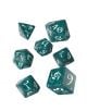 Комплект зарчета Q-Workshop: Classic RPG Dice - Stormy/White, 7 бр. - Q-Workshop - Q-Workshop - 5907699493845-thumb