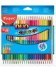 Цветни моливи Maped Color'Peps Duo, 24 бр., 48 цвята - Maped - Maped - Maped - Color Peps - 3154148296027-1-thumb