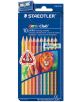 Комплект цветни моливи Staedtler, 10 цвята + острилка - Staedtler - Staedtler - Момиче, Момче - 5655 - Staedtler - Noris Club-thumb