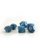 Комплект зарчета Dice4Friends: Dice Set - Azure/Gold, 7 бр. - Dice4Friends - Dice4Friends - 798003860522-thumb