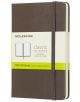 Джобен кафяв тефтер Moleskine Classic Earth Brown с твърди корици и нелинирани страници - Moleskine - Moleskine - Moleskine - Classic - 8058341715291-1-thumb