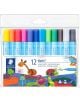 Флумастери Staedtler 328 F, 12 цвята - Staedtler - Staedtler - Момиче, Момче - Staedtler - Noris Club - 4007817022726-thumb