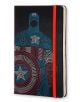 Голям черен тефтер Moleskine The Avengers Capitan America - Капитан Америка с широки редове, Limited Edition - Moleskine - Moleskine - Moleskine - The Avengers - 8055002852722-2-thumb