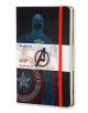 Голям черен тефтер Moleskine The Avengers Capitan America - Капитан Америка с широки редове, Limited Edition - Moleskine - Moleskine - Moleskine - The Avengers - 8055002852722-1-thumb