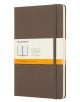 Голям кафяв тефтер Moleskine Classic Earth Brown с твърди корици и линирани страници - Moleskine - Moleskine - Moleskine - Classic - 8058341716090-1-thumb