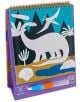 Тефтер за оцветяване с вода Floss & Rock, Magic Colour-in pad, Dinosaur - Динозаври - Floss & Rock - Floss & Rock - Момче - Floss & Rock - Creative Art - 5055166359900-1-thumb