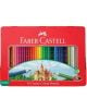 Комплект 36 цветни моливи Faber-Castell в метална кутия - Faber-Castell - Faber-Castell - Момиче, Момче - Faber-Castell - Castle - 8991761324011-thumb