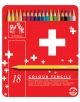 Комплект цветни моливи Caran d'Ache Swisscolor в метална кутия, 18 цвята - Caran d'Ache - Caran d'Ache - Момиче, Момче - Caran d'Ache - Swisscolor - 7610186018329-1-thumb