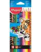 Цветни моливи Maped Color'Peps Animals, 12 цвята - Maped - Maped - Maped - Color Peps - 3154148322122-1-thumb