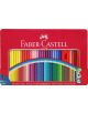 Цветни моливи Faber-Castel в метална кутия, 48 цвята - Faber-Castell - Faber-Castell - Момиче, Момче - 4005401124481-thumb