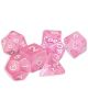 Комплект зарчета за настолни игри Dice4Friends: Dice Set - Pink, 7 бр. - Dice4Friends - Dice4Friends - 798003860058-thumb