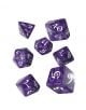 Комплект зарчета Q-Workshop: Classic RPG Dice - Lavender/White, 7 бр. - Q-Workshop - Q-Workshop - 5907699493852-thumb