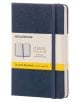 Син джобен тефтер Moleskine Classic Sapphire Blue с твърди корици и листа на малки квадратчета - Moleskine - Moleskine - Moleskine - Classic - 8051272893724-1-thumb