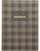 Тетрадка Rhodia Heritage Tartan Black, 64 страници на малки квадратчета - Rhodia - Clairefontaine - France - Heritage - 30379-1-thumb