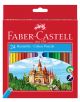 Цветни моливи Faber Castell, 24 цвята - Faber-Castell - Faber-Castell - Момиче, Момче - Faber-Castell - Castle - 7891360580065-thumb