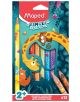 Цветни моливи Maped Jungle Fever Jubmo, 12 цвята - Maped - Maped - Момиче, Момче - Maped - Color Peps - 3154148637004-1-thumb