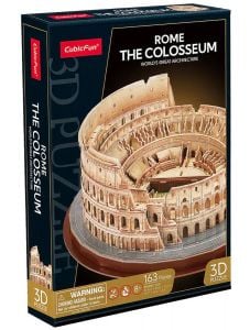 3D пъзел Cubic Fun - Колизеумът в Рим, 163 части