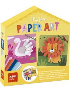 Първи творчеси комплект с хартиени бримки Apli Kids