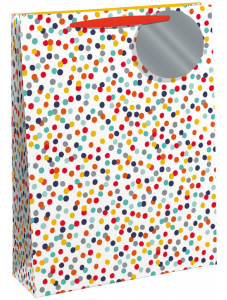 Подаръчна торбичка Eurowrap - Multi Dots, малка