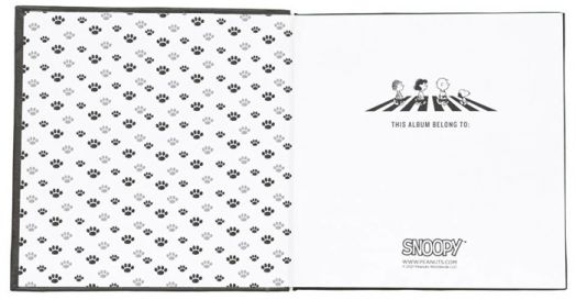 Grupo Erik Snoopy - Álbum de fotos autoadhesivo oficial de 9 x 12 pulgadas,  15 páginas de doble cara, tapa dura, libro de fotos, regalos