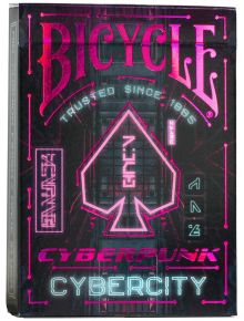 Карти за игра Bicycle Cyberpunk Cybercity - Bicycle - The United States Playing Card Company - Жена, Мъж - 073854094235