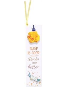 Разделител за книга с връзка - Sleep is Good - Simetro books - Жена, Мъж - 2521010205011