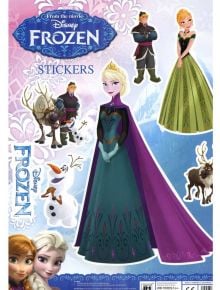 Стикери Simetro - Frozen, Замръзналото кралство - Elsa, с наметало - Simetro - Simetro books - Момиче - 2521010300389