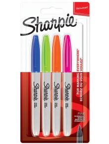 Комплект перманентни маркери Sharpie, 4 забавни цвята - Sharpie - Newell - Момиче, Момче - Sharpie - Permament Markers - 3026980654030