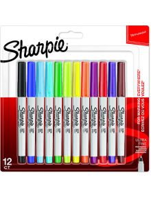 Комплект перманентни маркери Sharpie Ultra Fine, 12 цвята - Sharpie - Newell - Момиче, Момче - Sharpie - Permament Markers - 3026980654085