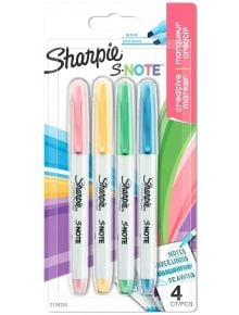 Комплект маркери Sharpie S-Note, 4 цвята - Sharpie - Newell - Момиче, Момче - Sharpie - S-Note - 3026981382345