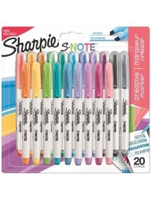 Комплект маркери Sharpie S-Note, 20 цвята - Sharpie - Newell - Момиче, Момче - Sharpie - S-Note - 3026981391798